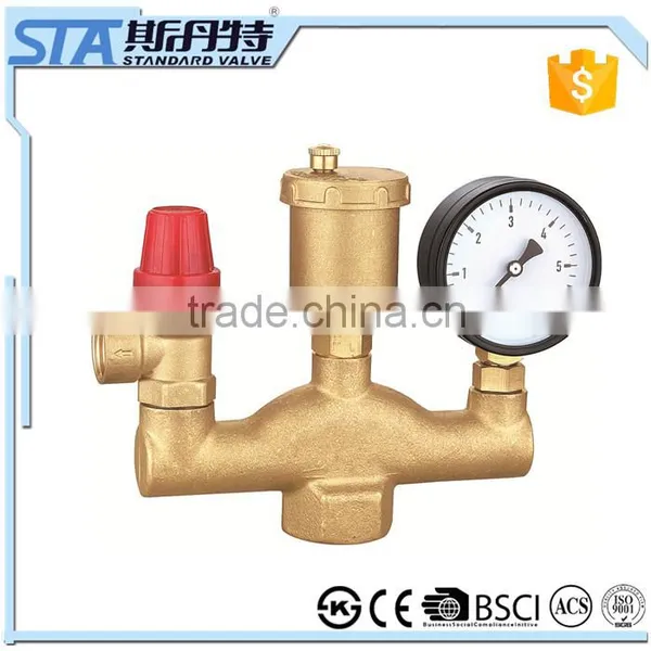 ART.5065 Made in China Nickel Plated Forged Adjustable Forged Brass Air Steam Water Pressure Reducing Valve Price for Water photo-3