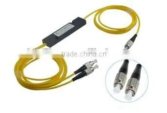 Hot Sale fc Upc 1*2 Fiber Optic PLC Splitter, Steed Tube Mini Fiber 1:2 Optical Splitter photo-3