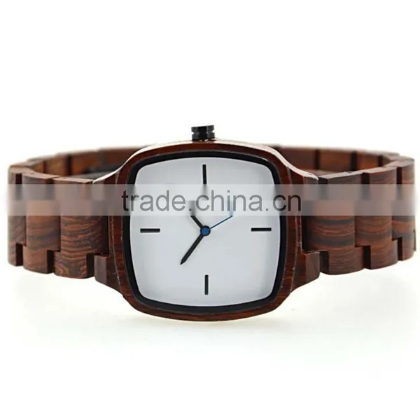 2016 High Quality Sandalwood Quartz Wooden Watches for Couple photo-2