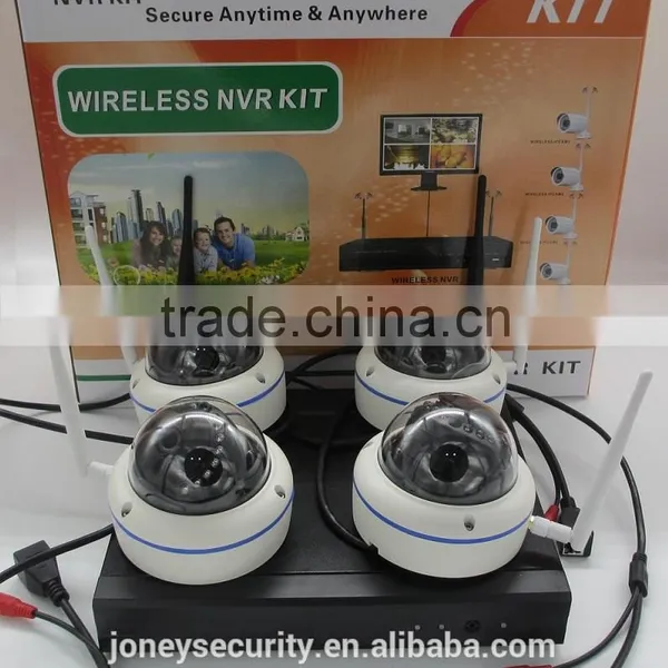 Plug n Play IR Dome Wifi ip Camera 4 Channel Wireless Nvr Kit photo-6