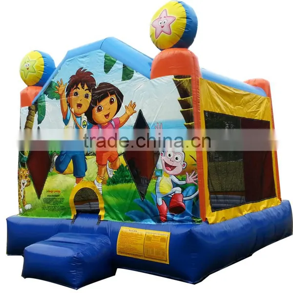 Dora Theme Explorer Inflatable Bounce House for Sale photo-2