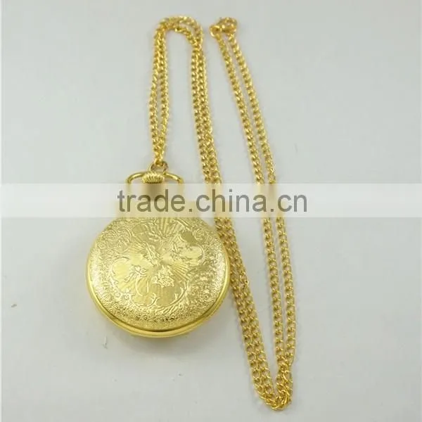 Antique Gold Quartz Classic Pocket Watch photo-3