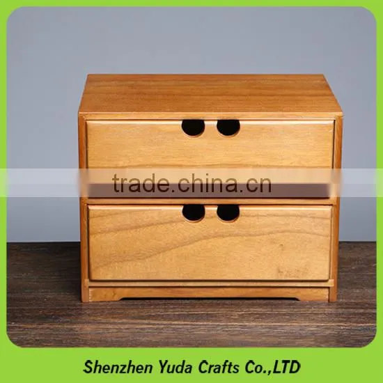 Home Used Desktop MDF Containers Set of Wooden Drawer Box photo-2