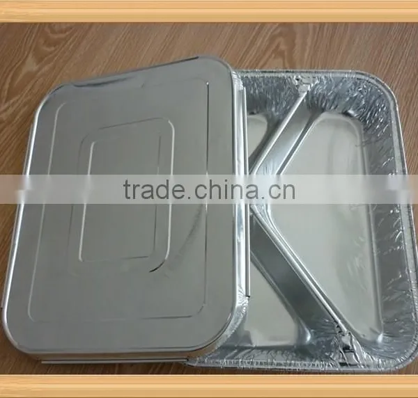 Rectangular Disposable Catering Aluminum Foil Container Lid photo-2