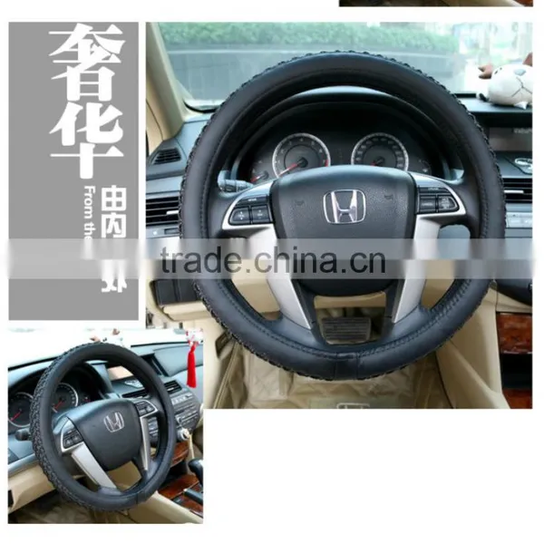 Ice Silk to Sets of Car Steering Wheel Cover Boutique Interior Protective Sleeve photo-6