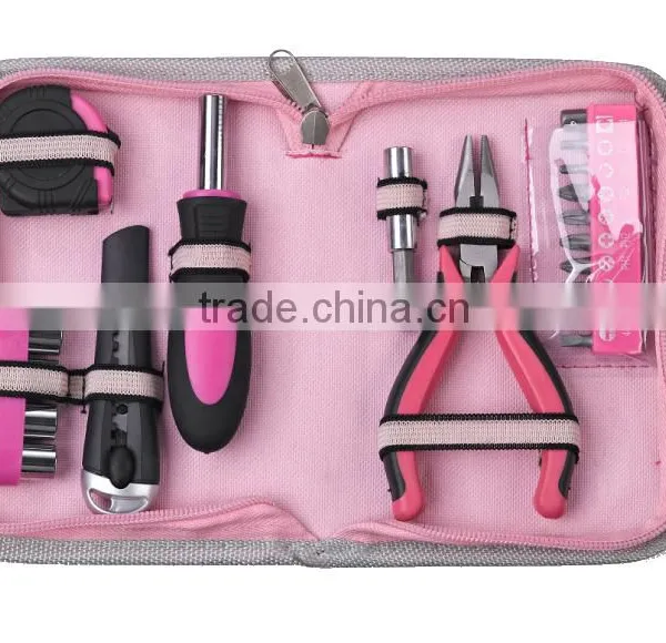 20pcs Gift Lady Pink Kit Set Tool Bag photo-2