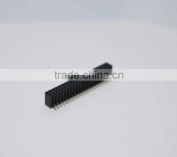 Female Header 2.54mm Double Row Right Angle 2~40 Pin photo-4