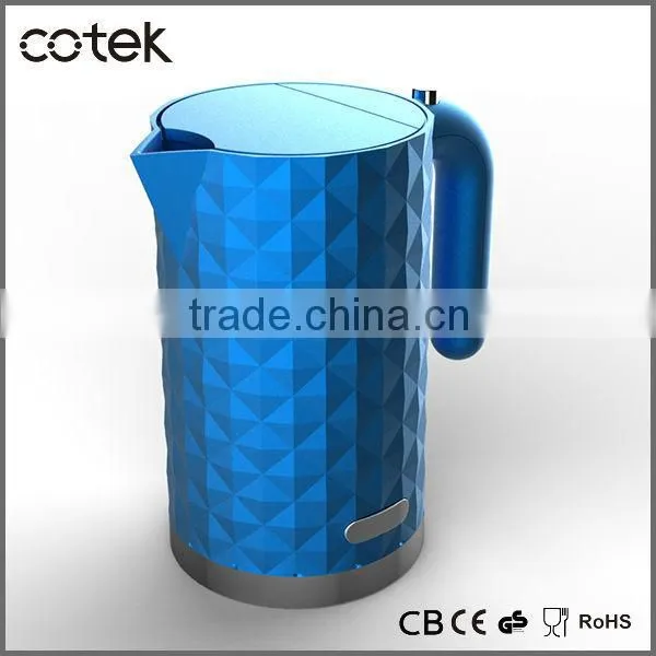 Newest Hot Sale High Quality High End 1.5L Diamond Design 360 Degree Cordless Electric Water Kettle