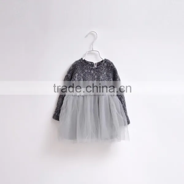 Lace Dress Cute Dress Little Girl Winter Party Dress photo-3