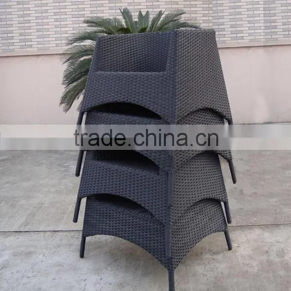 Patio Cheap Dining Chairs Set Of 5 Outdoor Rattan Dining Furniture photo-3