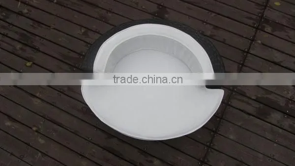 Rattan Pet Bed Cushion Cover Dog Daybed House photo-3