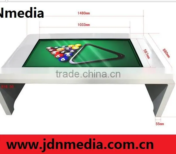46 Inch Waterproof Interactive Desk for Hotel/restaurant All in One Table 24in to 84 Inch Interactive Advertising Displayer