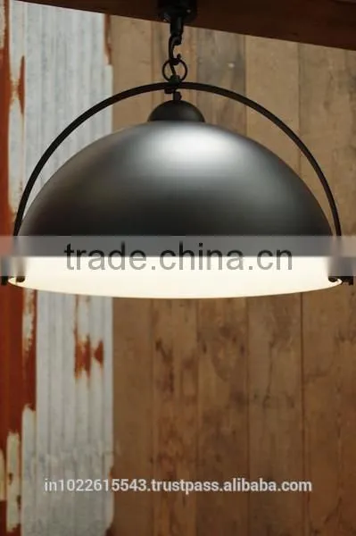 Industrial Pendant Light, Black Metal ceiling light