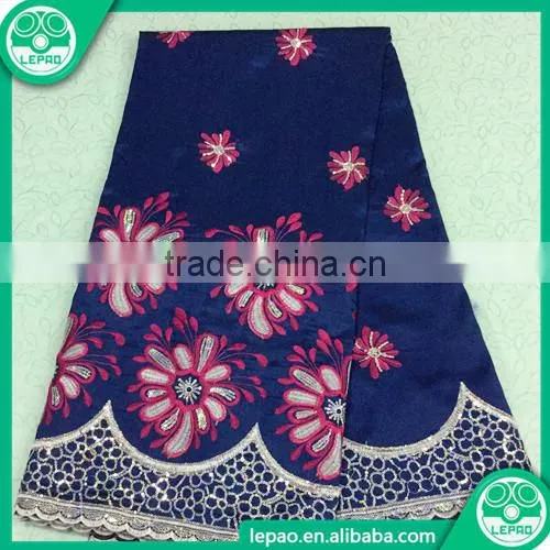 2016 Hot Sell African Lace Fabric African Bridal George Lace Styles for Garment photo-2