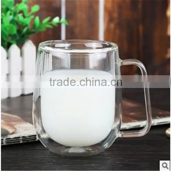 LOGO Custom Glassware Manufacturer Borosilicate Glass Tea Cup Double Wall Glass Cup photo-2