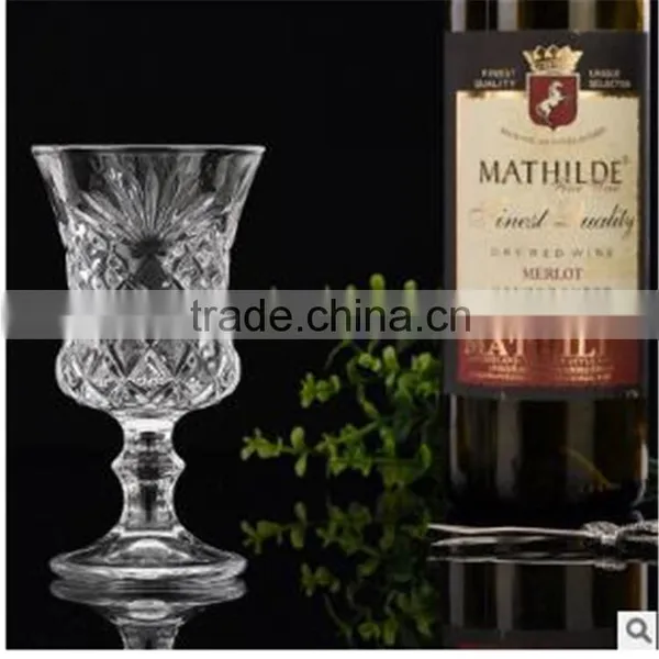 China Manufacture Stockage Bordeaux Wine Glasses Goblet Glass 200ml