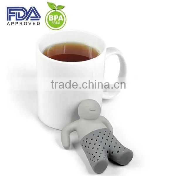 FDA/ LFGB Standard Strawbery Silicone Tea Bag,silicone Tea Strainers,tea Infuser With Plate photo-3