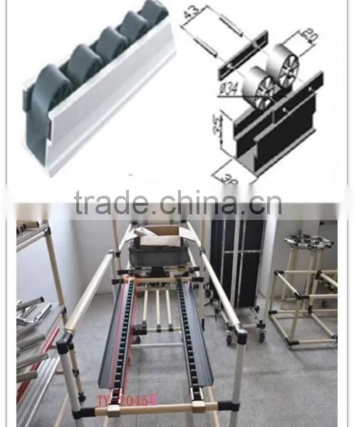 JY-2045E|Aluminium Roller Track | Industrial Derma Roller Plastic Wheel | Hard Plastic Sliding Rail photo-5