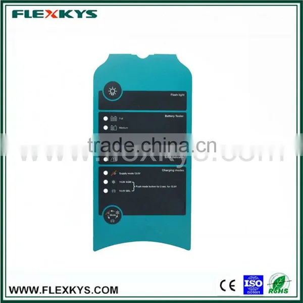 Factory Exported Directly Membrane Label With LED Lights Display Window for Battery Charger photo-3