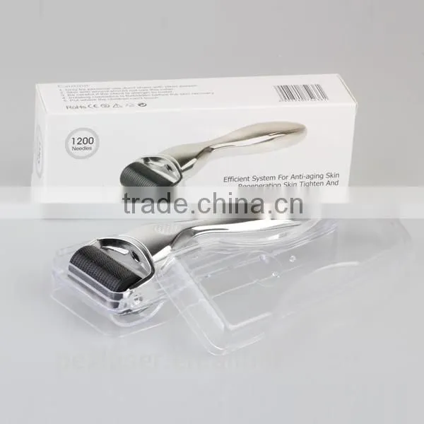 Hair Restoration 2016 Derma Rolling System Micro 0.75mm Needles Skin Care Roller With 1200 Needles Micro Derma Needle Roller photo-4