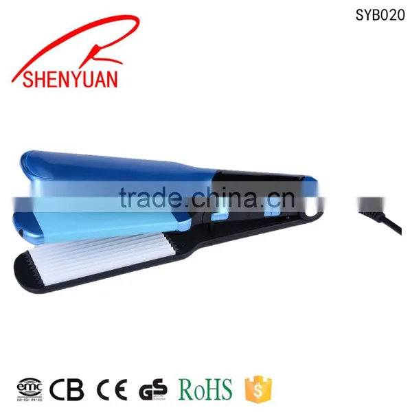 HOT SELL 100% Solid Ceramic Plates Led NEW 2 IN1 Hair Iron and Straightener photo-2