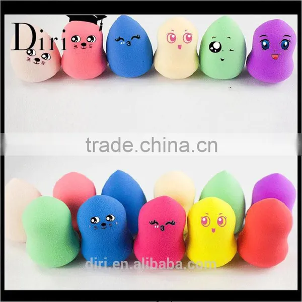 Double Usege Cute Custom Shape Latex Free Makeup Sponge photo-5