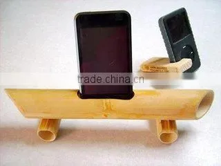 WY-187 Flexiable High Quality Natural Fashion Bamboo Speaker Box and Bamboo Sound for Ipone Plus photo-4