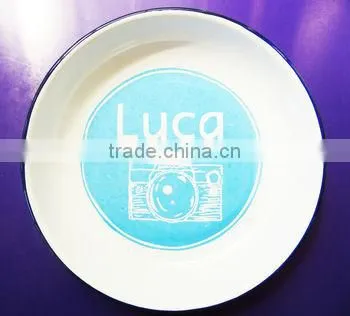 Enamel Rice Plate Dinnerware Dish/Enamel Dish photo-2