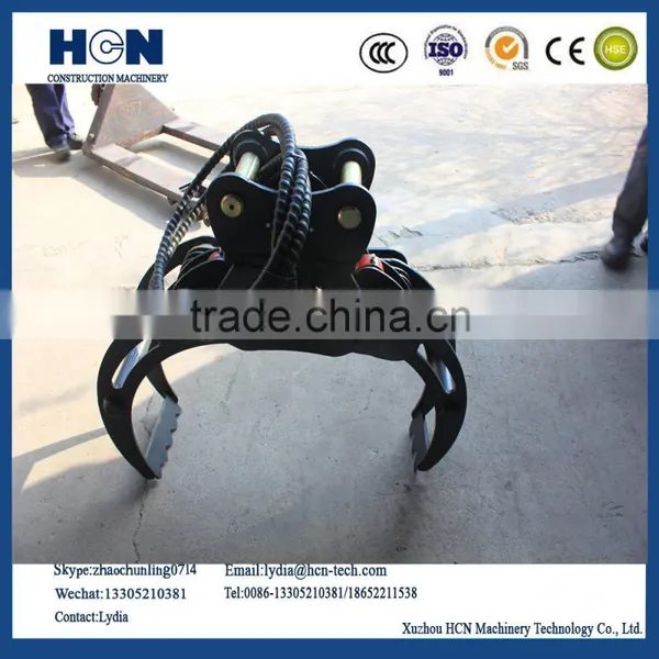 HCN Brand HN14 Bucket Crusher Grab for Excavator photo-6