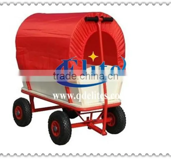 Wooden Garden Trolley Cart photo-4