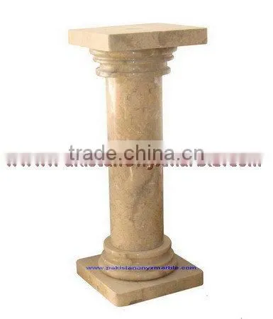 EXPORT QUALITY SAHARA BEIGE MARBLE PEDESTALS photo-5