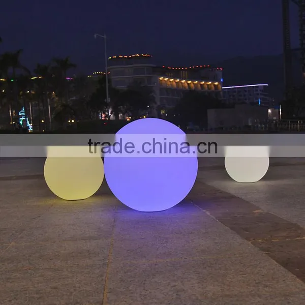 Waterproof Cordless Rechargeable Chrismas Plastic Ball Ornament/ Led Glow Swimming Pool Ball photo-6