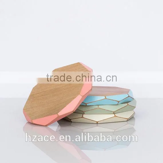 Faceted Wooden Coasters photo-2