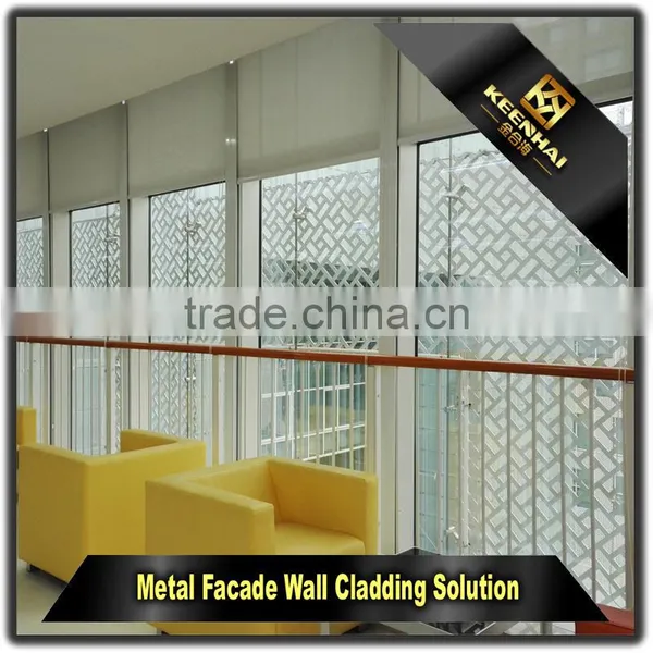 Engraved Panel Laser Cutting Decorative Aluminum Curtain Wall photo-6