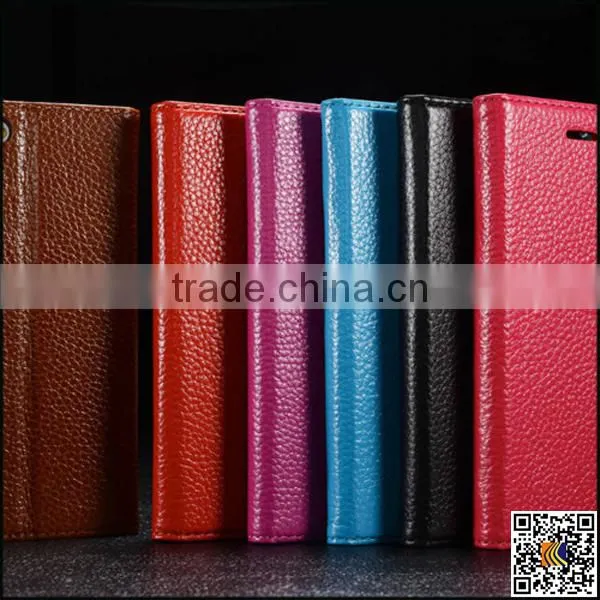 Leather Flip Case for Iphone6 Plus, Pure Colour pu Leather Flip Case for Iphone6 Plus, China Supplier Leather Wallet Case photo-4