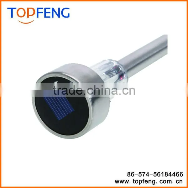 Solar Garden Light Solar Power Path Lights LED Garden Stake Light Lawn Stainless Steel Spot Lamp for Outdoor Set of 10 photo-3