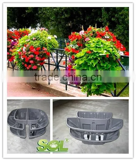 Cheap New Plastic Saddle Shaped Flower Planter PP Flower Pot photo-4