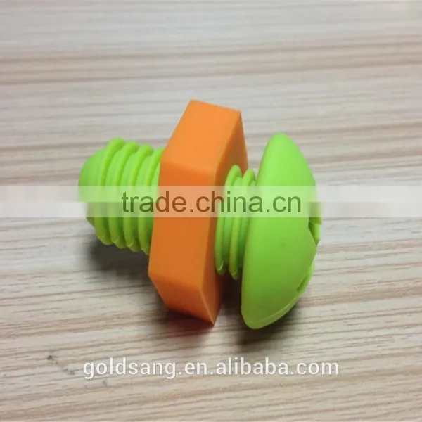 100% Food Grade Silicone Wine Saver Beer Bottle Stopper photo-3