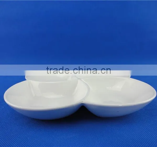 4 Compartment Fruit Plates Porcelain Material photo-2