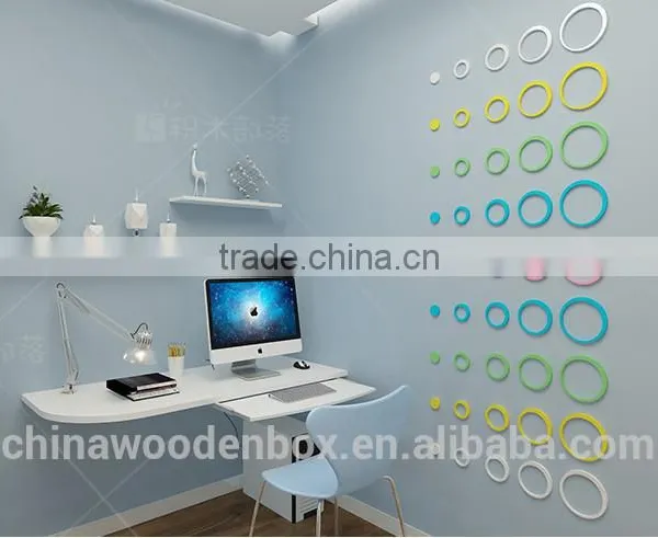 2015 High-quality Popular Shape Wooden Wall Stickers photo-3