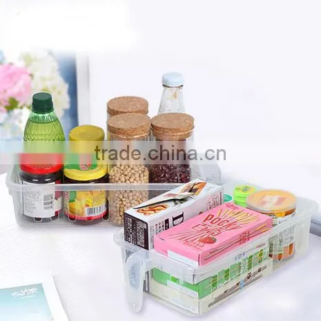 New Deisgn Kithen Plastic Storage Box With Handle photo-3