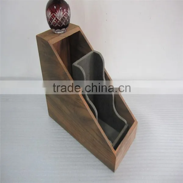 Office Desk Organizer Stationery Set Wood Pen Container File Holder Box photo-4