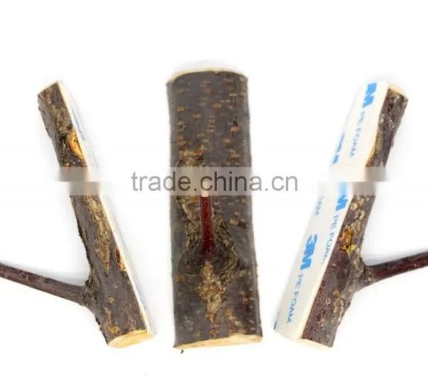 Natural Wooden(Branch Adhesive )Wall Hook, Wood Adhesive Hook, Eco-friendly Wooden Wall Hook photo-4