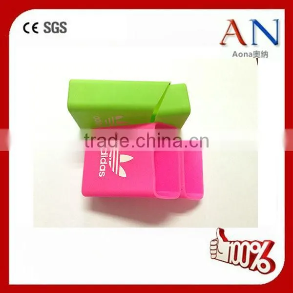 Rectangular,long Shape and 20pcs Capacity Silicone Cigarette Case