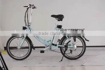 20 Inch Fashionable CE Foldable Electric Folding Bike for Women photo-2