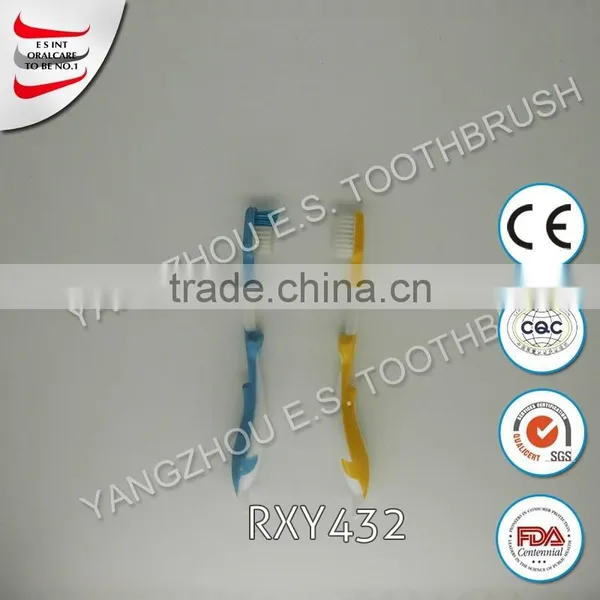 Hotel Travel Use Bamboo Holder for Toothbrush With Micro Brush photo-5