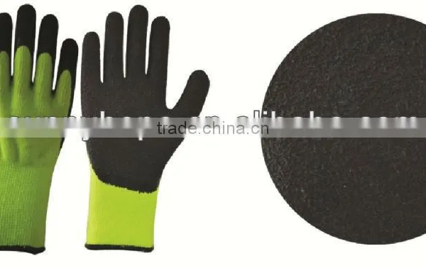 Acrylic Thermal Working Gloves,palm and Thumb Dipped photo-5