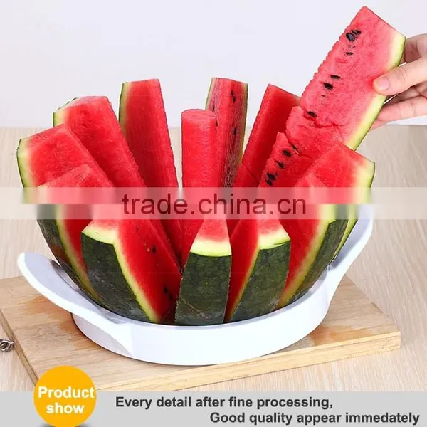 New Product Stainless Steel Fruit Melon Cutter Divider Watermelon Cantaloupe Corer Slicer photo-4