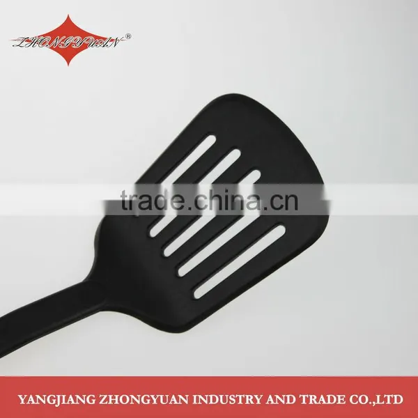 Home Utensils China Nylon Slotted Turner Kitchen Utensils With Steel Tube Handle photo-3