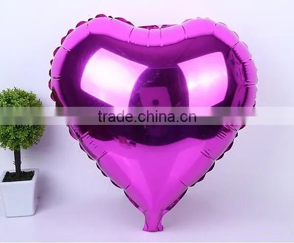 Metallic Heart Shape Helium Inflatable Foil Balloons Party Decoration Foil Balloons Wholesale photo-2